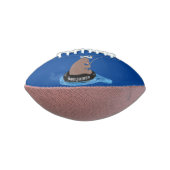 Afbeelding van de Cute beer cub Fishing cartoon American Football (Gedraaid 90)