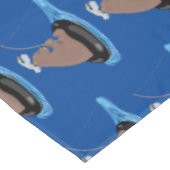 Afbeelding van de Cute beer cub Fishing cartoon Tafelkleed (Gekanteld)