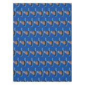 Afbeelding van de Cute beer cub Fishing cartoon Tafelkleed (Voorkant)