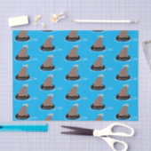 Afbeelding van de Cute beer cub Fishing cartoon Tissuepapier (Craft)
