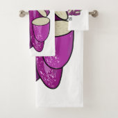 Afbeelding van de eierplant-cartoon bad handdoek (Insitu)