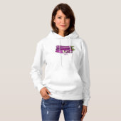 Afbeelding van de eierplant-cartoon hoodie (Voorkant volledig)