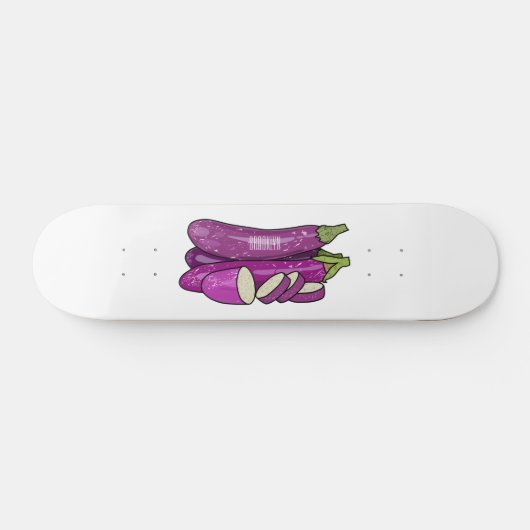 Afbeelding van de eierplant-cartoon persoonlijk skateboard (Horizontaal)