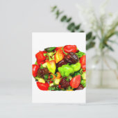 Afbeelding van de evaluatie van de warme Pepper na Briefkaart (Staand voorkant)