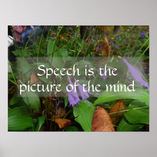 Afbeelding van de geest wijsdom greenery poster (Voorkant)