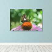 AFBEELDING VAN DE GEWRAPPEERDE AFDRUKTE VAN CANVAS AFDRUK (Insitu (Houten vloer))