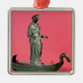 Afbeelding van de Goddess Sequana Metalen Ornament (Voorkant)