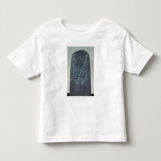Afbeelding van de godshamash die wetten dicteert kinder shirts (Voorkant)