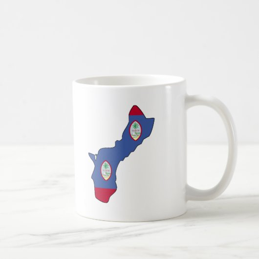 Afbeelding van de Guam-vlag Koffiemok (Rechts)