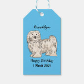 Afbeelding van de Havanese cartoon Cadeaulabel (Voorkant)