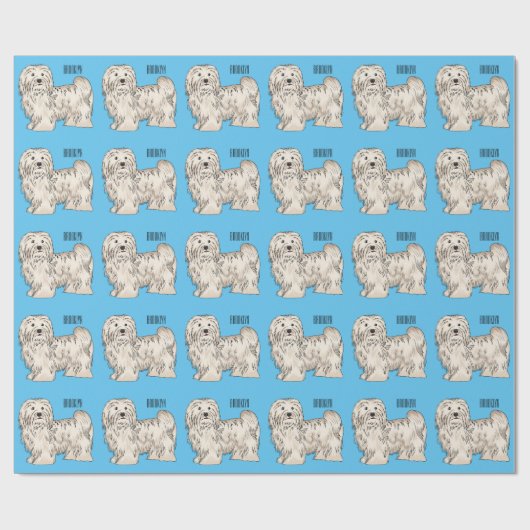 Afbeelding van de Havanese cartoon Cadeaupapier (Vlak)