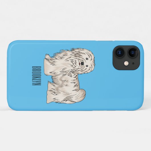 Afbeelding van de Havanese cartoon Case-Mate iPhone Case (Achterkant (horizontaal))