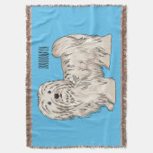 Afbeelding van de Havanese cartoon Deken (Voorkant Verticaal)