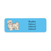 Afbeelding van de Havanese cartoon Etiket (Voorkant)