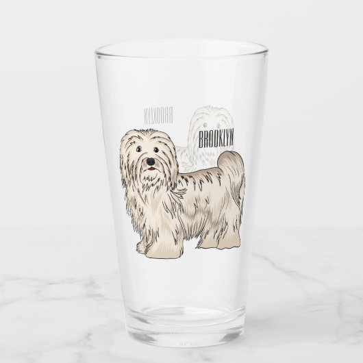 Afbeelding van de Havanese cartoon Glas (Voorkant)