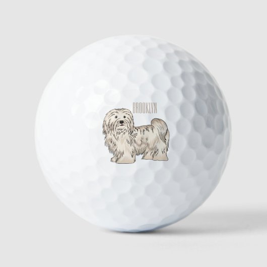 Afbeelding van de Havanese cartoon Golfballen (Voorkant)