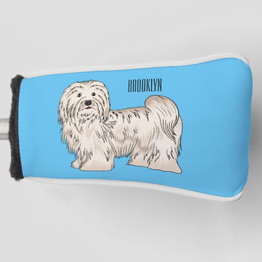Afbeelding van de Havanese cartoon Golfheadcover (Voorkant)