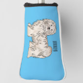Afbeelding van de Havanese cartoon Golfheadcover (Draai 90)