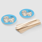 Afbeelding van de Havanese cartoon Handwaaier (Niet-gemonteerd)