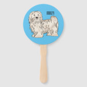 Afbeelding van de Havanese cartoon Handwaaier (Voorkant)