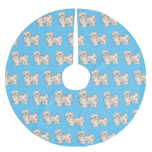 Afbeelding van de Havanese cartoon Kerstboom Rok (Voorkant)