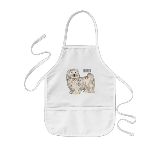 Afbeelding van de Havanese cartoon Kinder Schort (Voorkant)