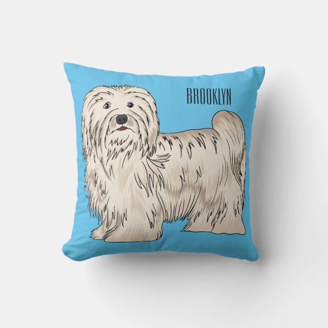 Afbeelding van de Havanese cartoon Kussen (Voorkant)