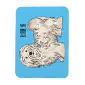 Afbeelding van de Havanese cartoon Magneet (Verticaal)
