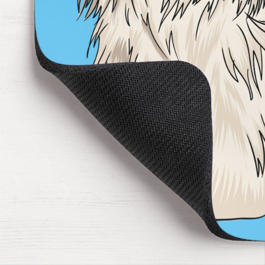 Afbeelding van de Havanese cartoon Muismat (Hoek)