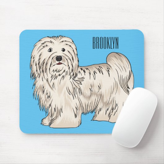 Afbeelding van de Havanese cartoon Muismat (Met muis)