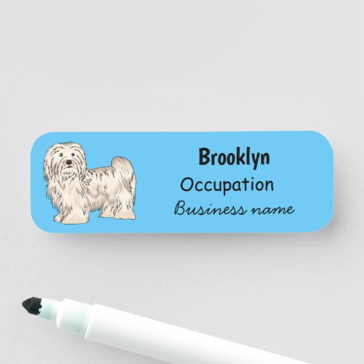 Afbeelding van de Havanese cartoon Naamplaatje (In situ)