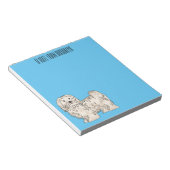 Afbeelding van de Havanese cartoon Notitieblok (Schuin)