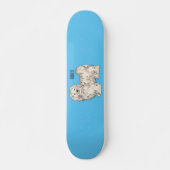 Afbeelding van de Havanese cartoon Persoonlijk Skateboard (Voorkant)