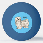 Afbeelding van de Havanese cartoon Pingpongbal (Achterkant)