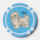 Afbeelding van de Havanese cartoon Poker Chips (Achterkant)