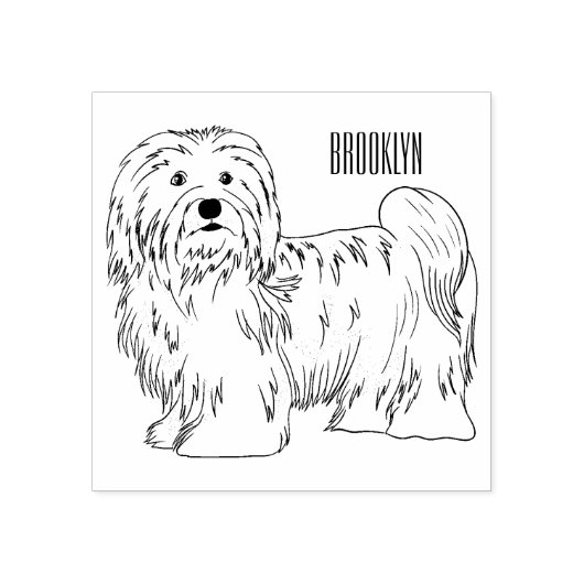 Afbeelding van de Havanese cartoon Rubberstempel (Afrduk)