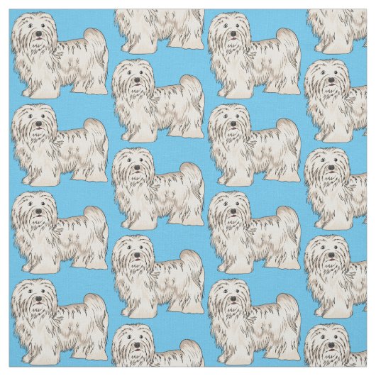 Afbeelding van de Havanese cartoon Stof (Swatch)