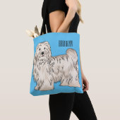 Afbeelding van de Havanese cartoon Tote Bag (Dichtbij)