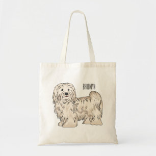 Afbeelding van de Havanese cartoon Tote Bag