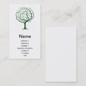 Afbeelding van de hersenboom visitekaartje (Voorkant / Achterkant)