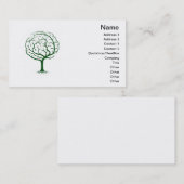 Afbeelding van de hersenboom visitekaartje (Voorkant / Achterkant)