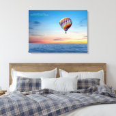 Afbeelding van de hete luchtballon voor gevlekt ca canvas afdruk (Insitu (Slaapkamer))