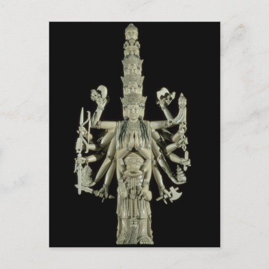 Afbeelding van de Hindu Goddess Kali Briefkaart (Voorkant)