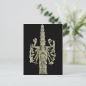 Afbeelding van de Hindu Goddess Kali Briefkaart (Staand voorkant)