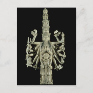 Afbeelding van de Hindu Goddess Kali Briefkaart