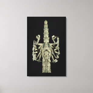 Afbeelding van de Hindu Goddess Kali Canvas Afdruk