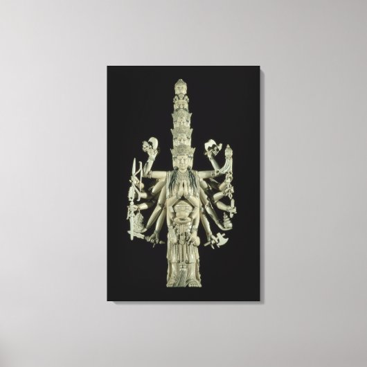 Afbeelding van de Hindu Goddess Kali Canvas Afdruk (Voorkant)