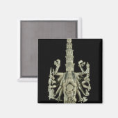 Afbeelding van de Hindu Goddess Kali Magneet (Voorkant / Achterkant)
