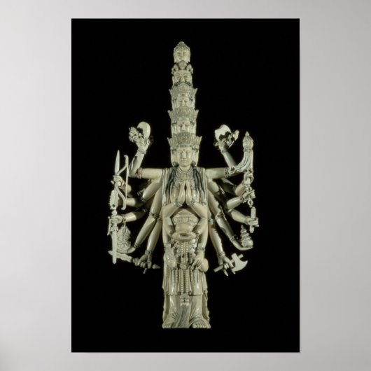 Afbeelding van de Hindu Goddess Kali Poster (Voorkant)