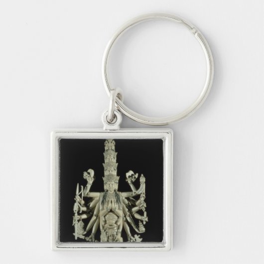 Afbeelding van de Hindu Goddess Kali Sleutelhanger (Voorkant)